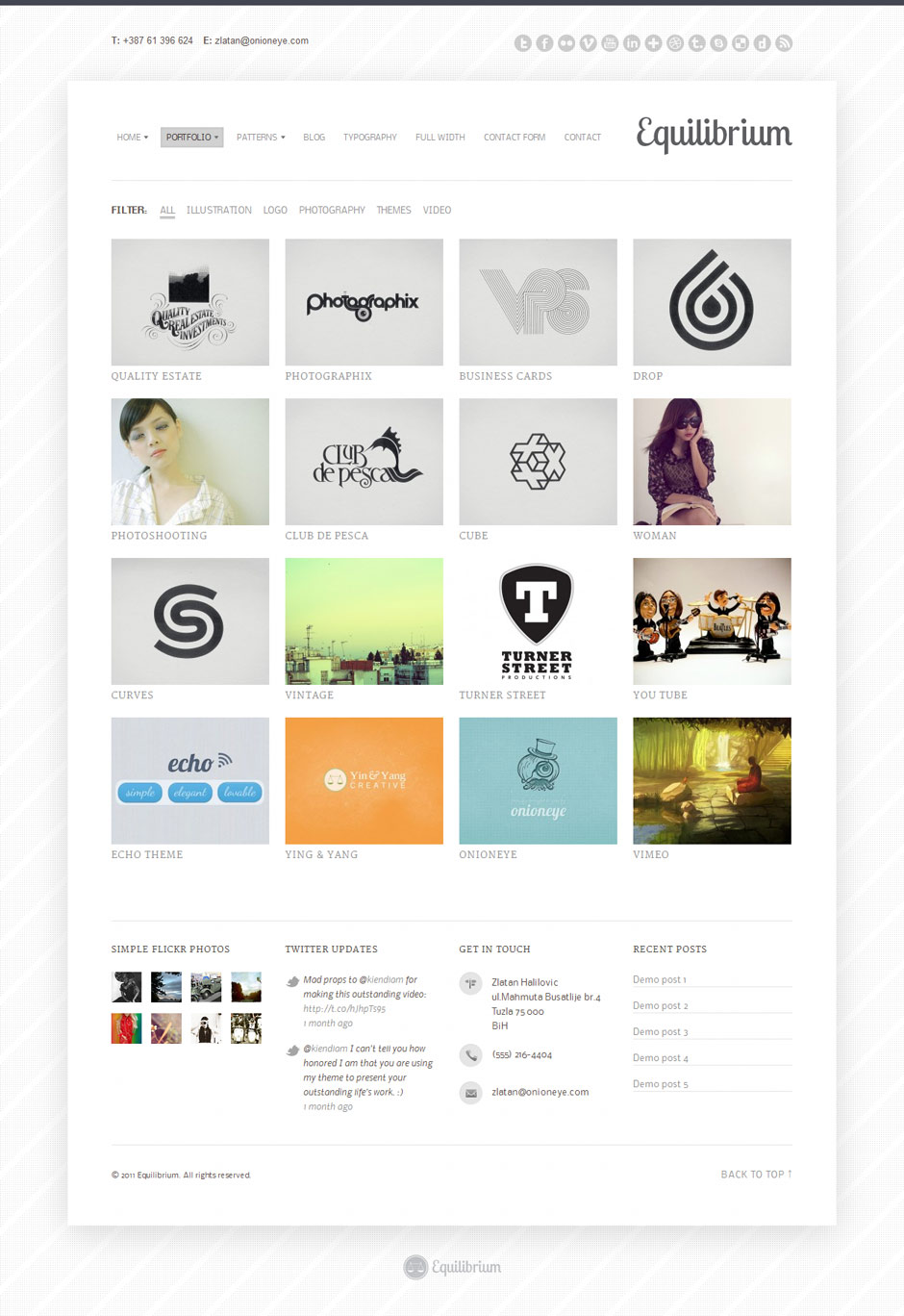 Equilibrium WP Theme