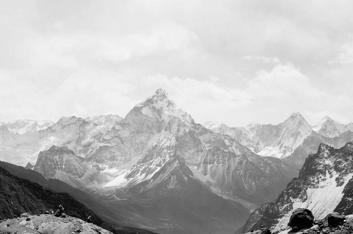 mountains-black-and-white